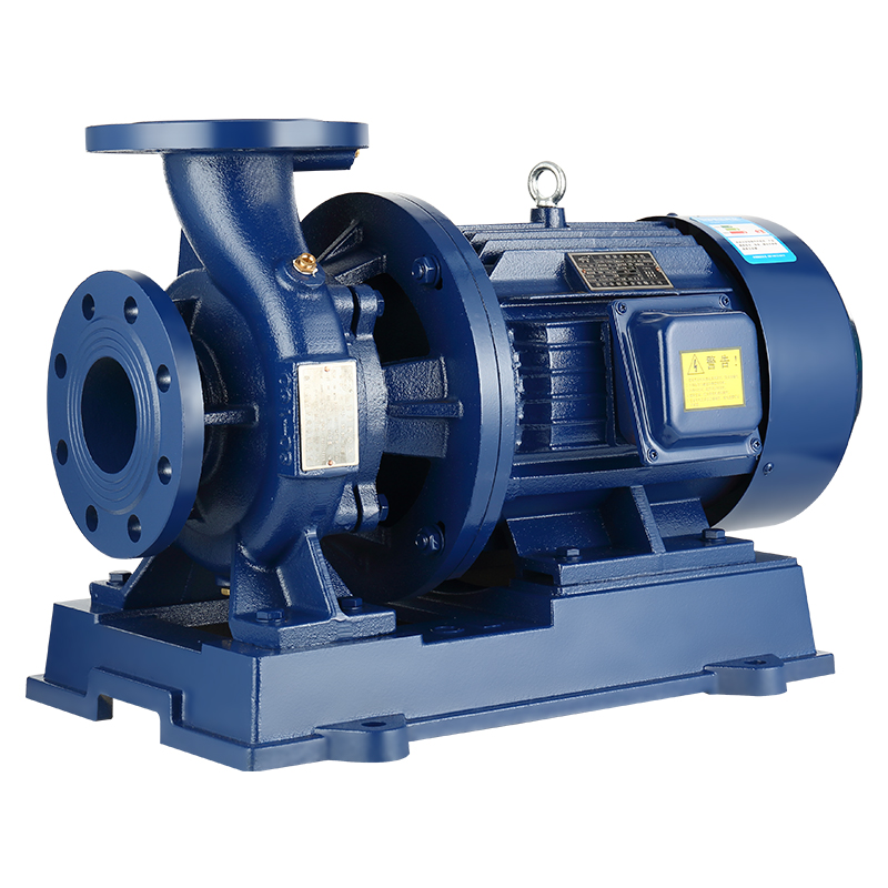 Horizontal pipeline pump